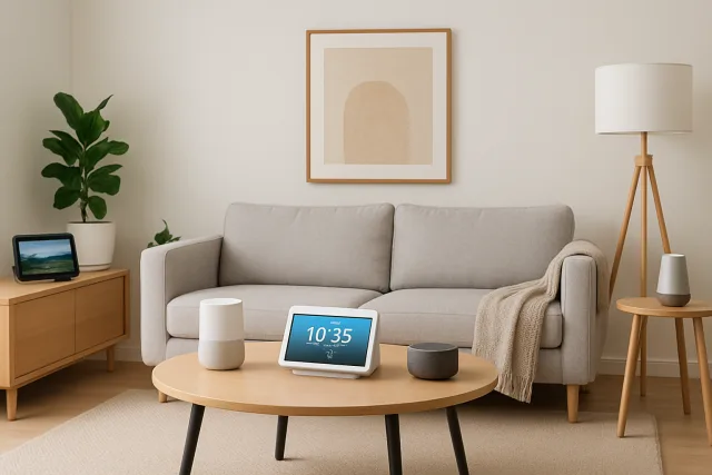 Best AI Gadgets in a modern living room setup