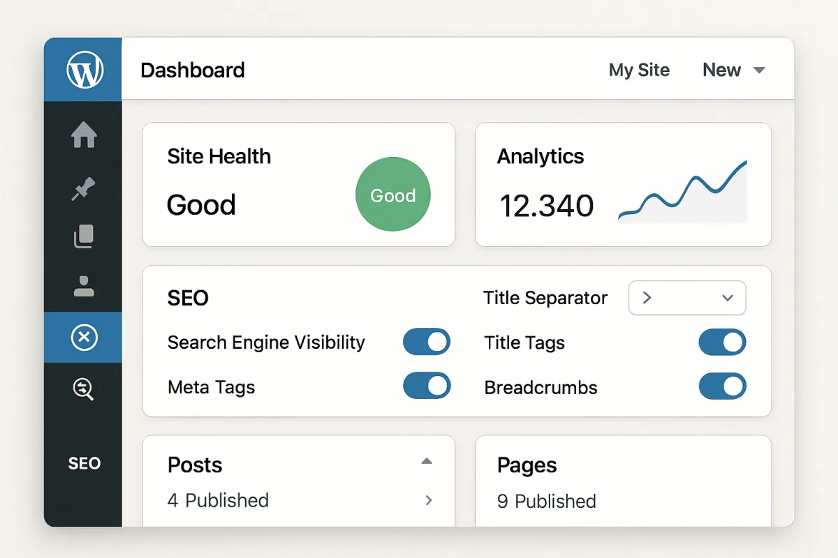 SEO Plugins for WordPress settings interface