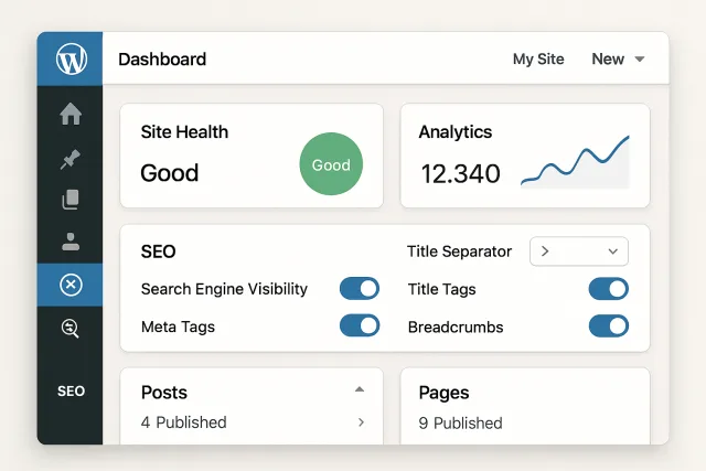 SEO Plugins for WordPress settings interface