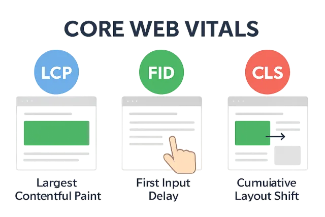 Core Web Vitals metrics illustration