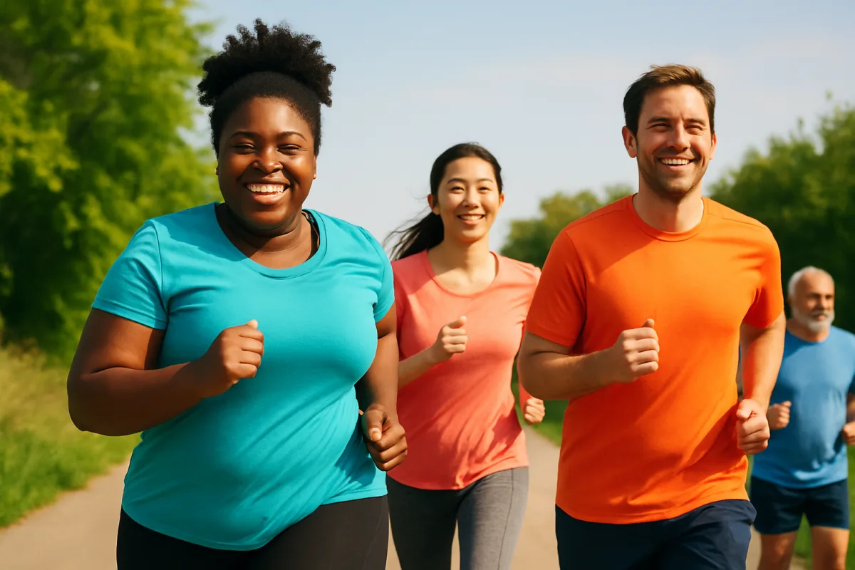Couch to 5K Program running scene