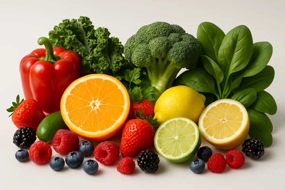 Boost immune system with fruits and vegetables