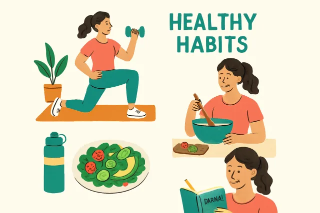 Building healthy habits through exercise and nutrition