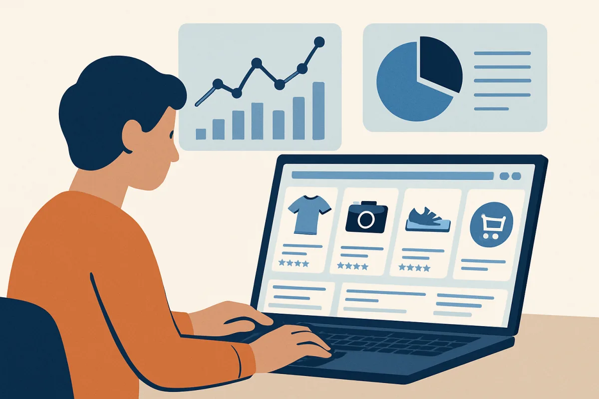 Image illustrating how to find winning products for e-commerce