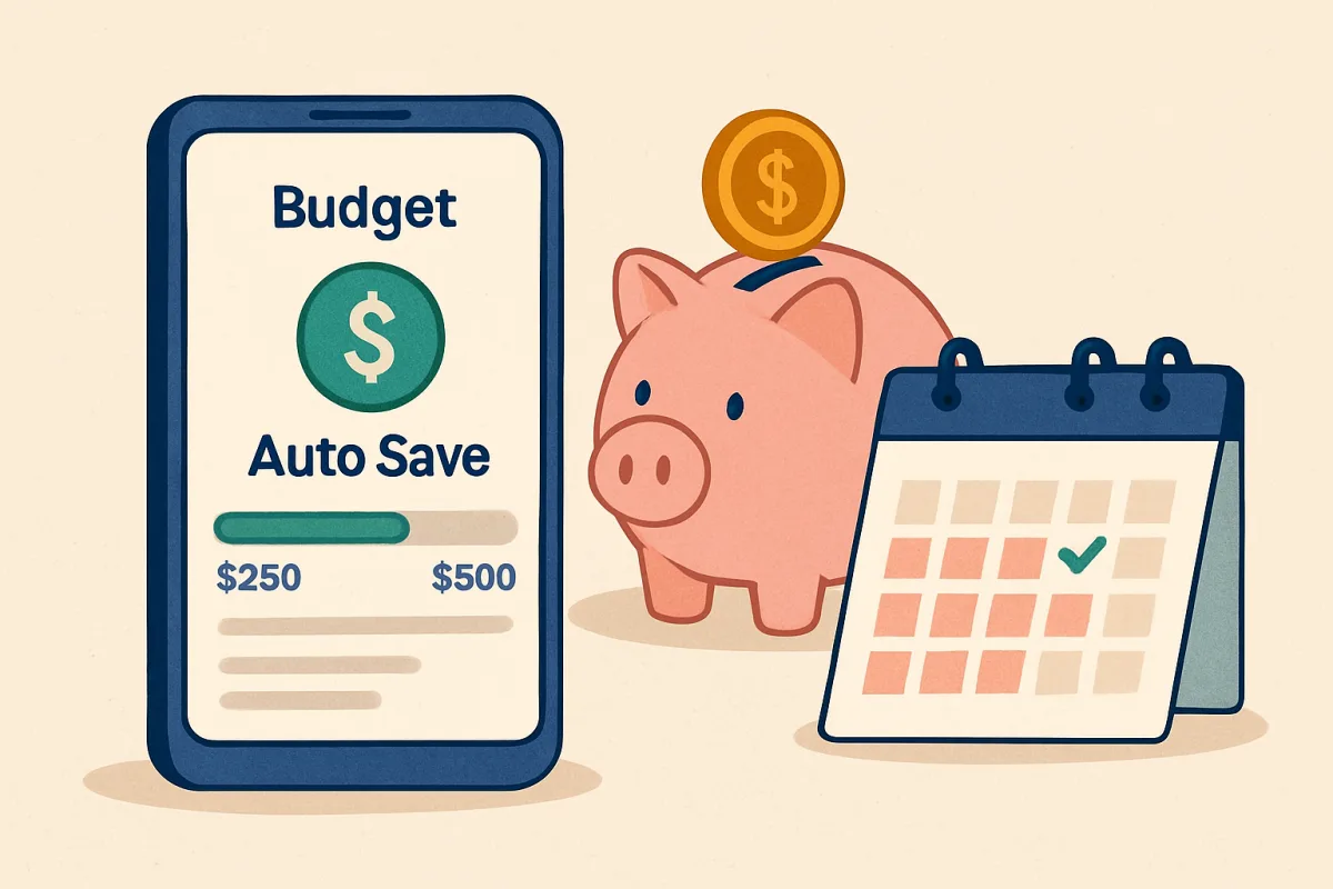 How to save money automatically with budgeting apps and savings methods