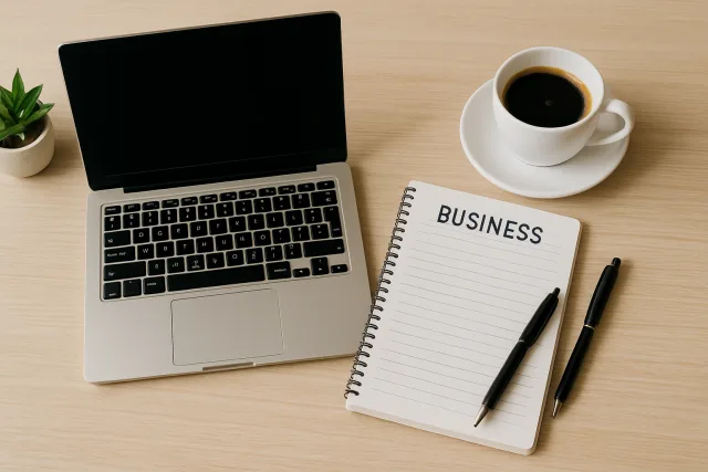 Starting a one person business workspace setup