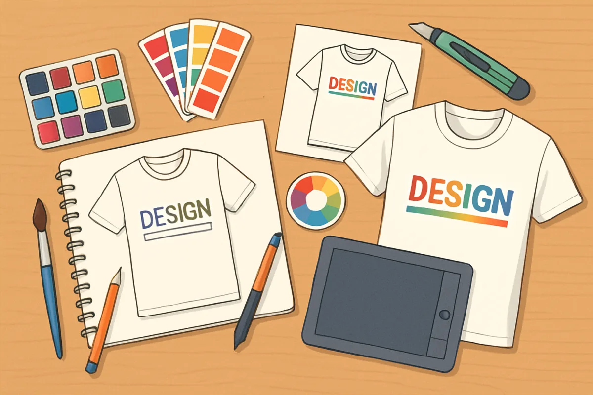 Starting a T-shirt business design process