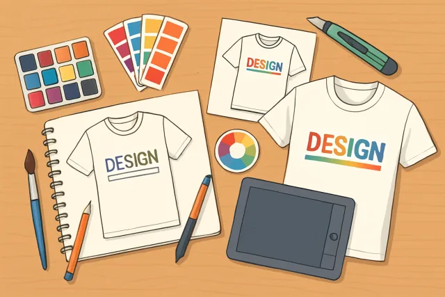 Starting a T-shirt business design process