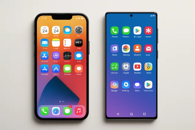 iPhone vs Samsung Galaxy smartphone comparison