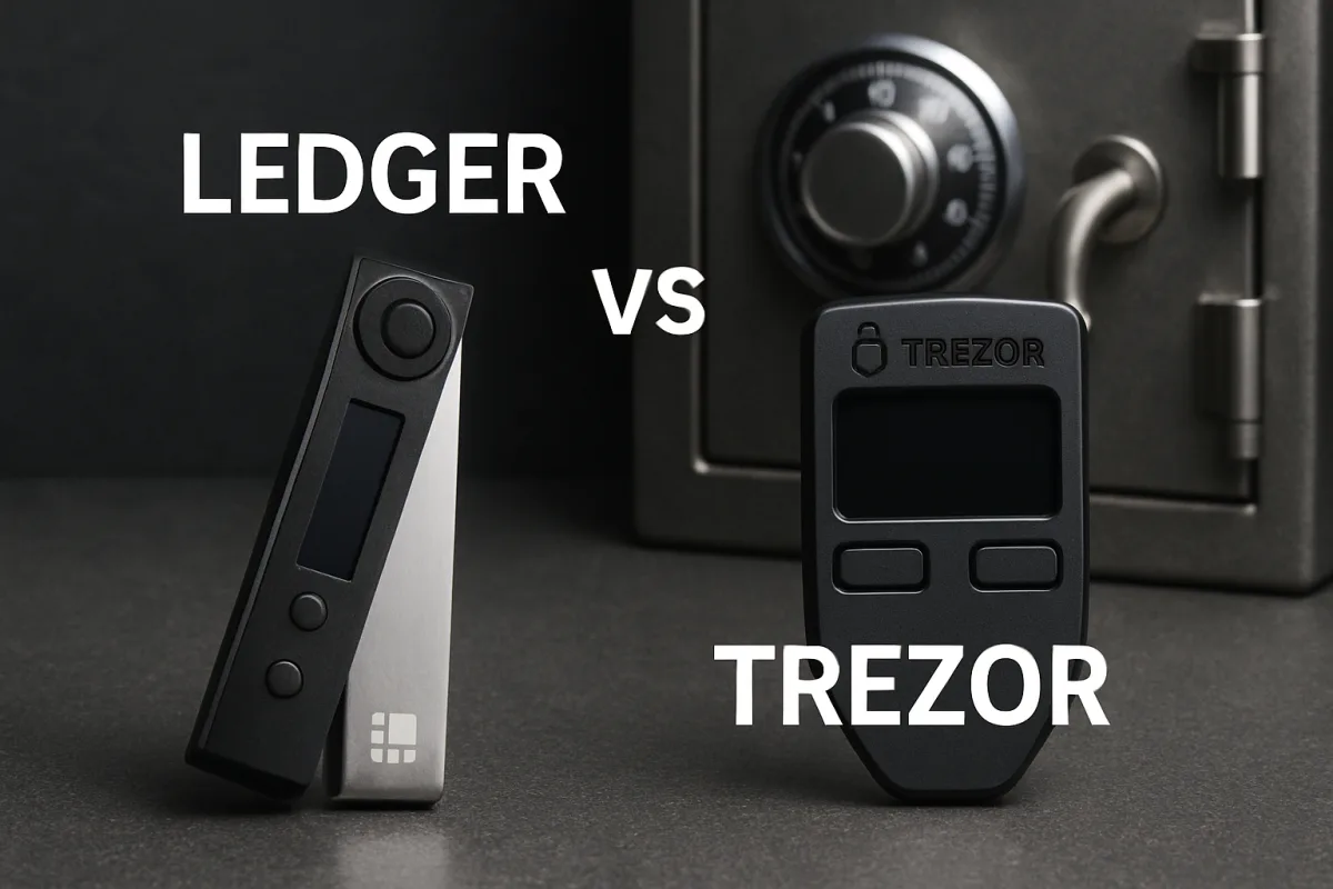 Comparison of Ledger and Trezor hardware wallets