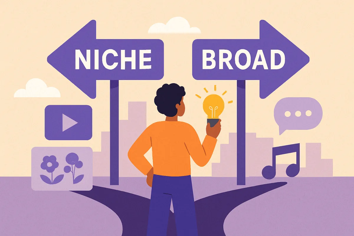 Niche Down or Stay Broad Strategy in the Creator Economy