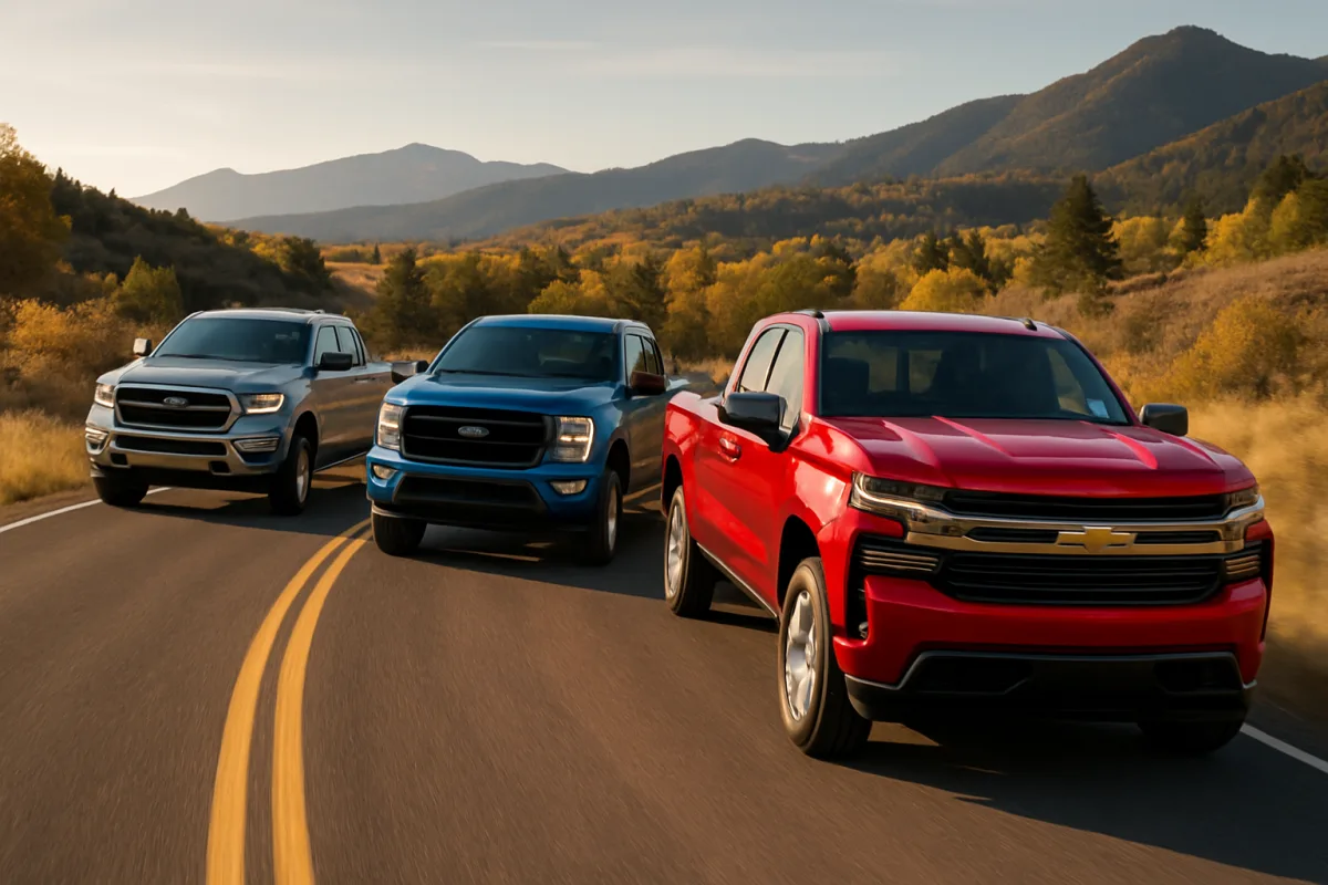 Pickup trucks ranked by value