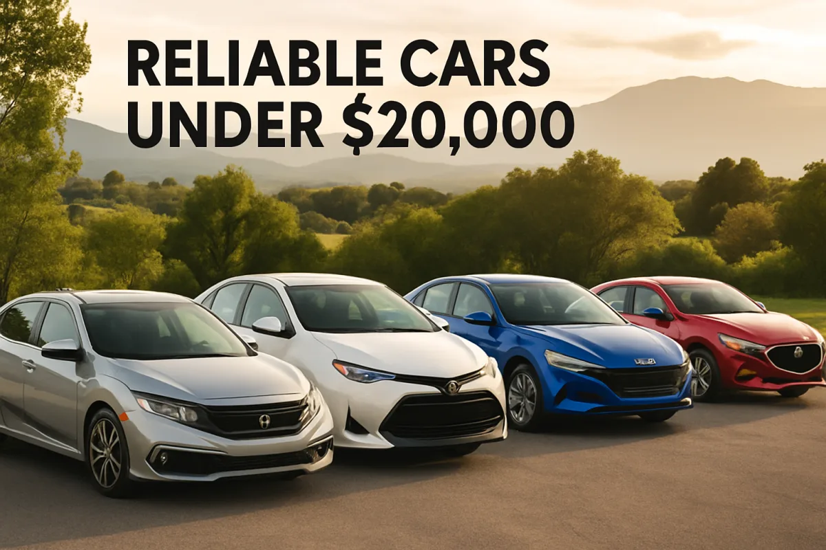 Reliable Cars for Under $20K