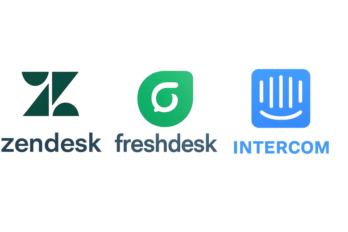 Comparison of Zendesk, Freshdesk, and Intercom customer support platforms