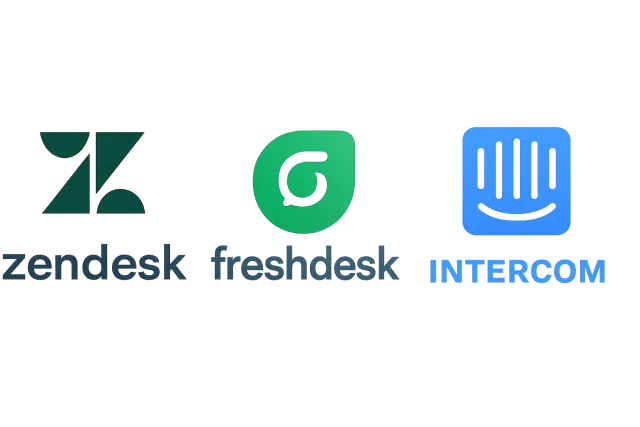 Comparison of Zendesk, Freshdesk, and Intercom customer support platforms